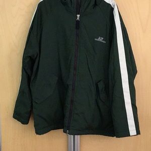 Men’s hooded Abercrombie sz L jacket